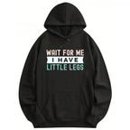 Funny Height Sarcasm Printed Hoodie Long Sleeve Outdoor Wear for Men & Women Soft Fabrics Pop Prints Flattering Cuts