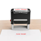 Self-Inking Red Ink Anti-Trump Novelty Stamp