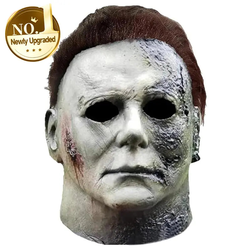 Michael Myers Mask & Scary Skull Mask, Halloween Horror Masquerade Men's & Women's Cosplay Party Mask, Bloody Michael Myers & Scary Skull Adult Costume Scary Cosplay The terrifying atmosphere is at its peak
