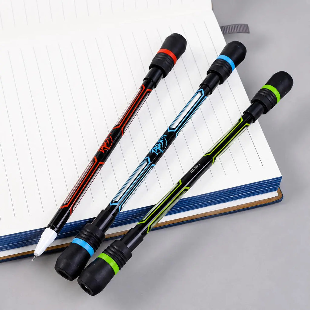 Fidget Pens, Cool Internet-Popular Writing Pens with Anti-Slip Grip, Balanced Design, Weighted Body, Desk Accessory for College Students