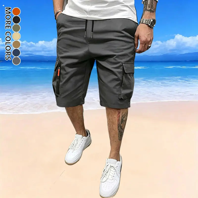 Men's 5-Pack Casual Cargo Shorts with Pockets