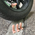 4-PCS Creative Funny Valve Stem Caps,Dustproof and Waterproof, Durable  , Suitable for Cars/Bikes/Motorcycles,Funny,eye-catching, and works!