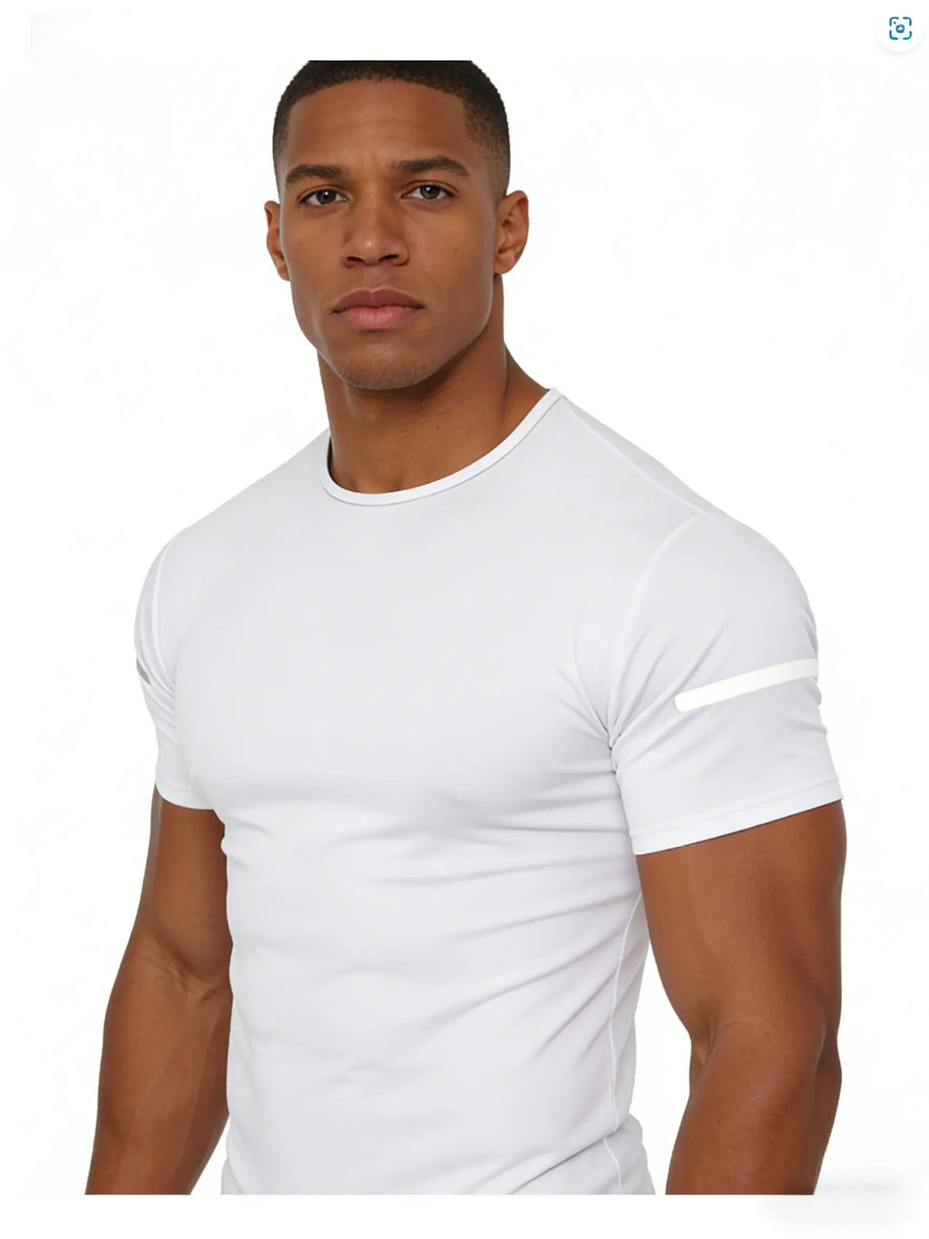 7PCS Men's Print Reflective Stripe  Sports T-Shirts, Quick Drying Breathable Round Neck T-shirt,Casual Tops for Workout Running, Gym Tees, Men's Sportswear for Summer  Running Shirts, Moisture-Wicking T-Shirts, Gym Workout Short Sleeve Shirts