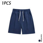 4-Pack Men's Athletic Casual Shorts: Lightweight Everyday Summer Shorts