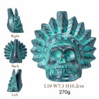 Screaming Aztec Death Whistle by Parsin, Handmade Unique & Loudest Authentic Human Sounding Whistle, Natural Pottery Whistle with Storage Bag, Suitable for Fun Activities & Pranks