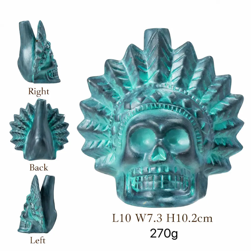 Screaming Aztec Death Whistle by Parsin, Handmade Unique & Loudest Authentic Human Sounding Whistle, Natural Pottery Whistle with Storage Bag, Suitable for Fun Activities & Pranks