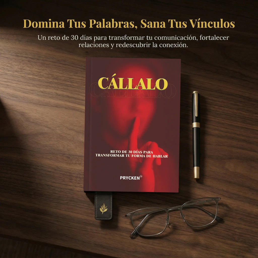Prycken CÃLLALO : Reto de 30 dias para transformar tuforma de hablar.Heal Relationships Through Words — A Gift-Ready Daily Reading Book for Adults & Self-Improvement Enthusiasts