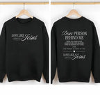 Dear person behind me shirt Love like Jesus  shirt Religious gift Mental health Bible Verse Christian shirt for Women and Men PDE