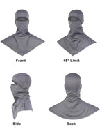 6 Pack Breathable Long-Length Full Face Mask for Men & Women, Sun Protection Quick-Dry Fishing Head Cover, Sweat-Absorbent Sports Balaclava