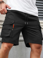 Men’s New Cargo Shorts 3 PackMen's summerZippered pocket.Loose.Outdoor Sports Knee Length Casual Shorts