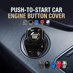 Futuristic Mecha Metal Push to Start Button Cover