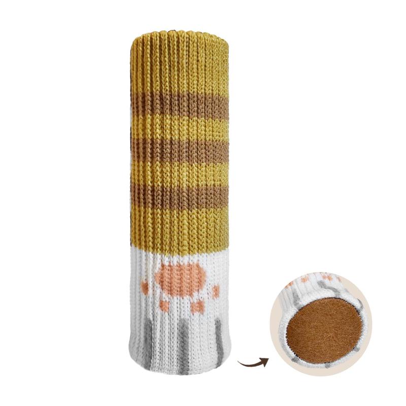 16/24 Pcs Knit Chair Leg Floor Protectors, Anti-Scratch Furniture Leg Protectors for Hardwood Floors, High Stretch Fits Round and Square Legs, Floor Protection, Chair Leg Socks, Chair Socks