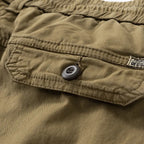 Menswear Fashion Men's Pants - Versatile Functional Cargo Pants for Men, Drawstring Cuffs, Multiple Pockets, Retro Outdoor Casual Style