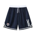 Men's 2-Pack Baggy Ice Silk Athletic Shorts, Loose-Fit with USA Letters All Over Print, Elastic Waist, Quick-Dry for Basketball & Gym, Machine Washable Men's Shorts, Fashion Apparel, Baggy Shorts