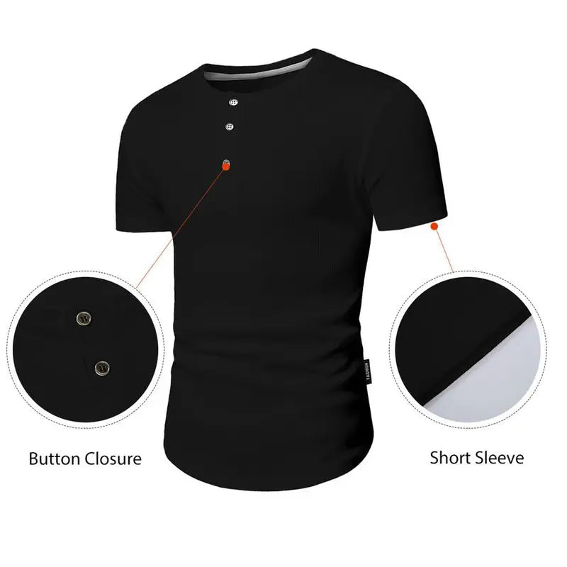 JMIERR Men's Plain Muscle Slim Fitted Henley Shirts Crewneck Longline T-Shirt Gym Workout Athletic Shirt Tees with Button Menswear Casual Tops,Men's Classic Streetwear Clothing for Daily Wear,Fall Fashion Outfits 2026