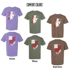 America 250th Anniversary T-Shirt 1776-2026, Men's Casual Patriotic Top with Revolutionary Soldier Graphic, Short Sleeve Soft Cotton Blend, Menswear, Shortsleeve