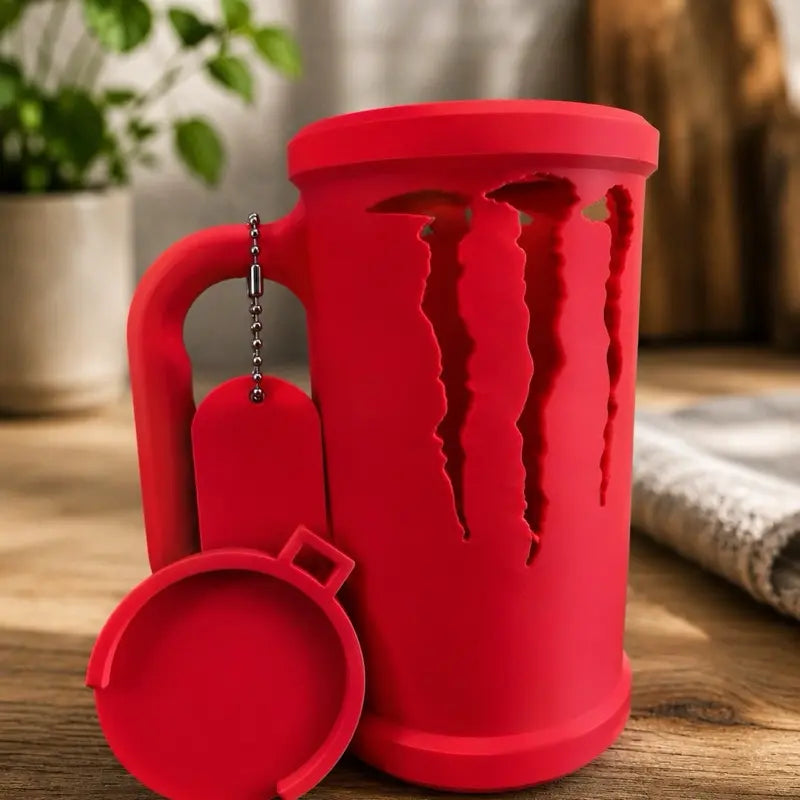 Can Holder with Handle & Keychain – Cute Glow Design kit