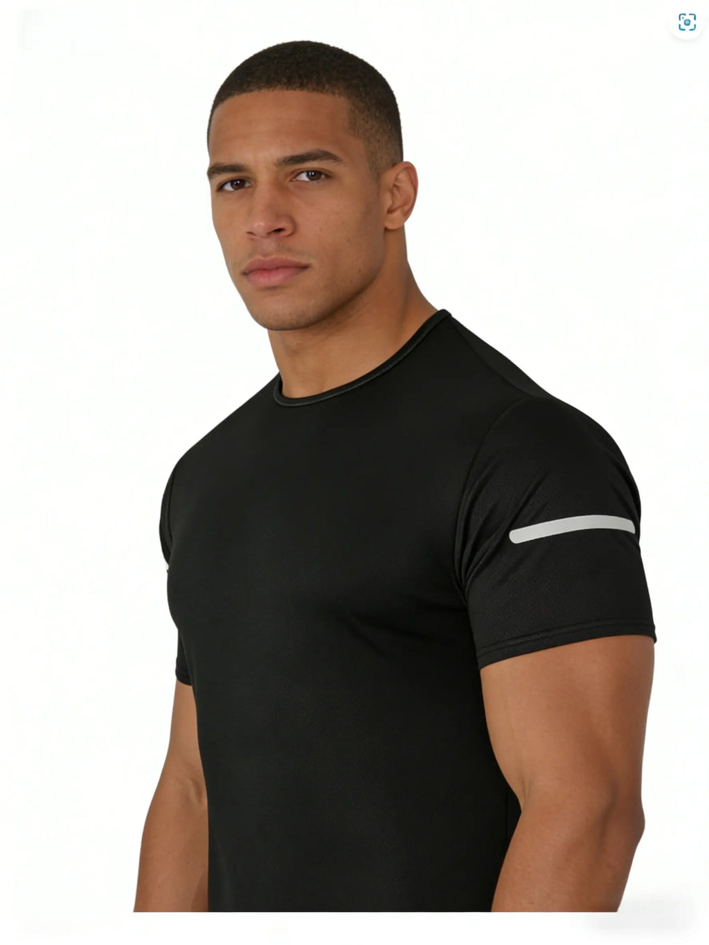 7PCS Men's Print Reflective Stripe  Sports T-Shirts, Quick Drying Breathable Round Neck T-shirt,Casual Tops for Workout Running, Gym Tees, Men's Sportswear for Summer  Running Shirts, Moisture-Wicking T-Shirts, Gym Workout Short Sleeve Shirts