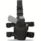 Universal Leg Holster, Adjustable Right Thigh Secure Tactical Accessory with Magazine Pouch, Holster System for Hunting & Outdoor Recreation,sohochic