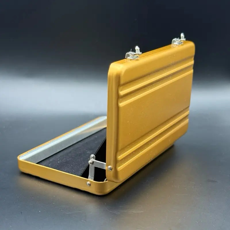 Mini Gold Briefcase Card Wallet with Autism Card