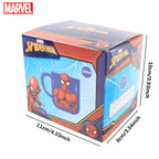 Marvel Officially Licensed Spider-Man 3D Mug, Stainless Steel Insulated Coffee Cup with Lid & Straw, 260ml/320ml, Aesthetic Desk Decor, Back to School Teen Boy Gamer Gift, Heavy Duty Leakproof Travel Tumbler