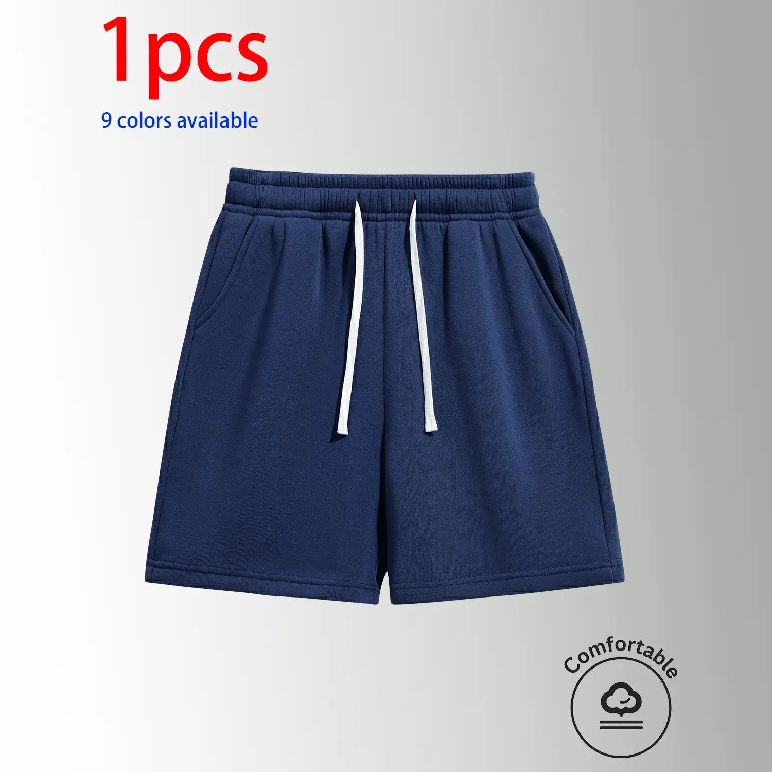 Unisex 3-Pack 5-Inch Drawstring Athletic Shorts: Breathable Running & Casual Shorts
