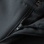 Men's Plain Polyester Fleece Insulated Thermal Pants - Heavy-Duty Waterproof Softshell, Below-the-Ankle, Heat-Reflective, Zip Pockets, Cold Weather Male Clothing Clothes Products for Hiking, Adventure