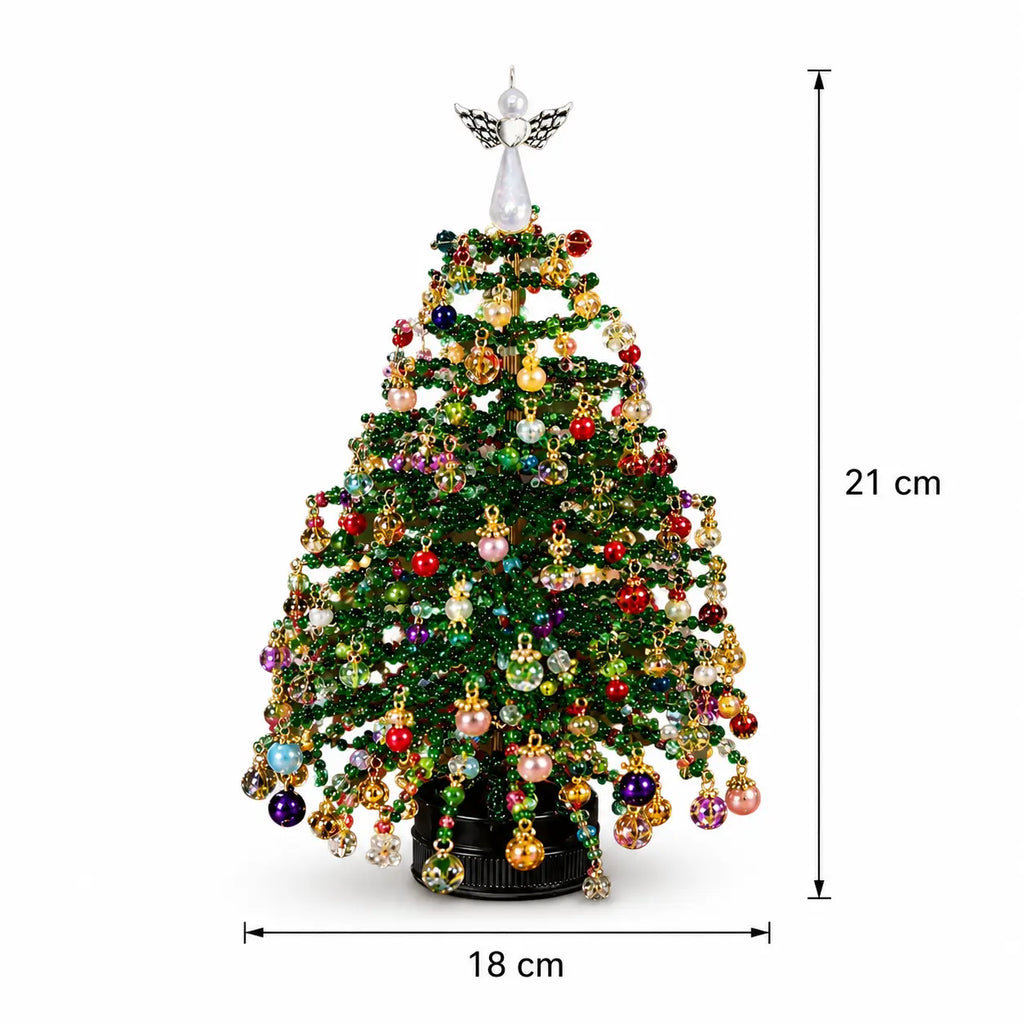 DIY Mini Crystal Bead Christmas Tree Tabletop Craft Kit