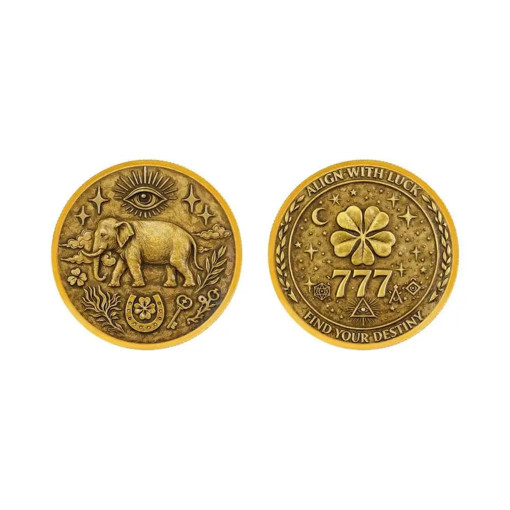 2D Full-View 777 Luck Token Commemorative Coin