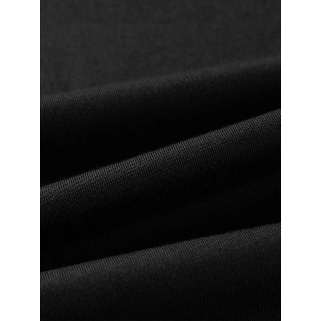 Cotton 2024 large size mens loose t shirt fashion bat print mens short sleeve t shirt summer new mens casual t shirt black -1 t shirt