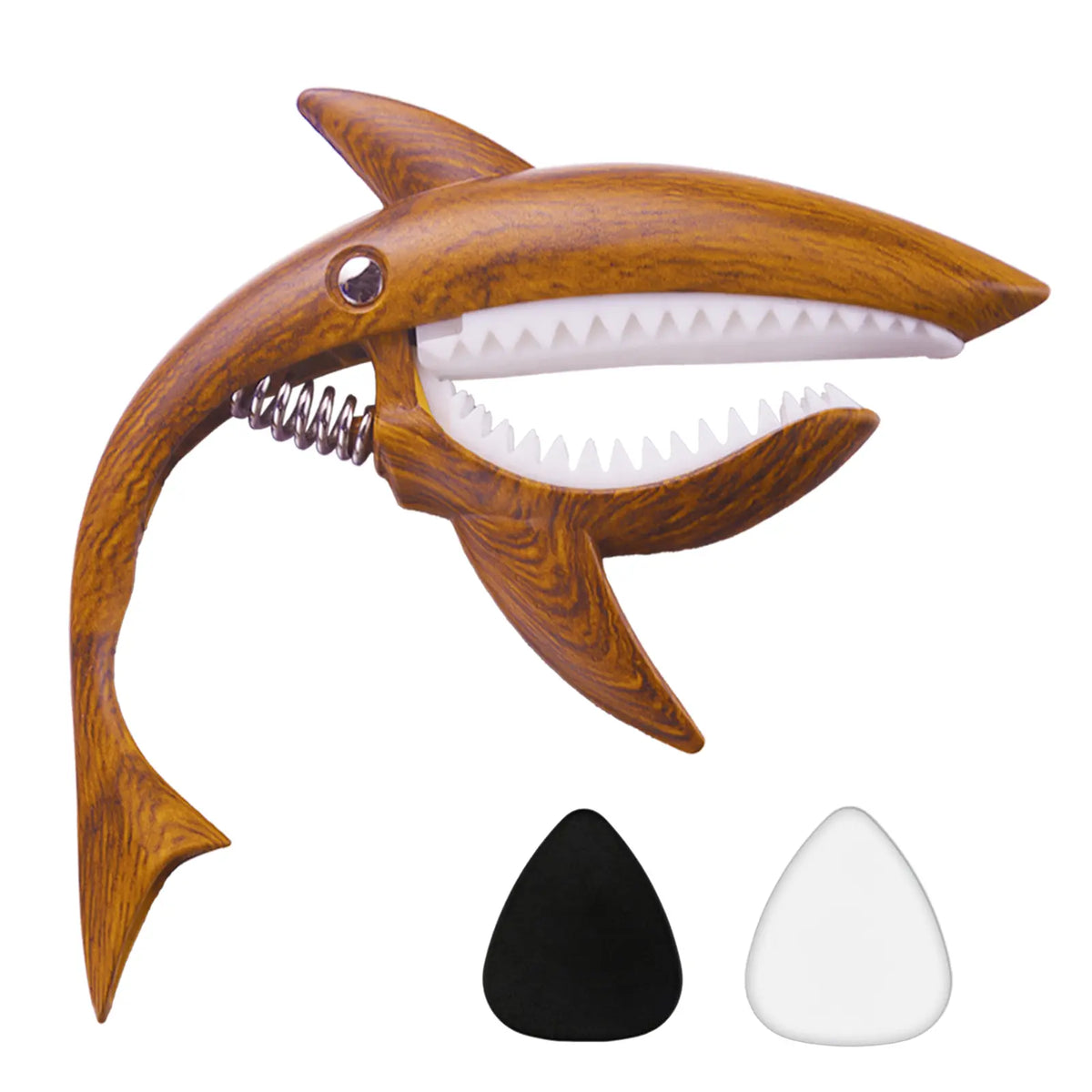 Zinc Alloy Shark Guitar Capo for Acoustic Electric