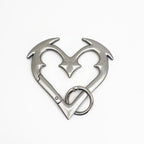 2026 New Valentine's Day Gothic Heart-Shaped Zinc Alloy Carabiner Keychain, Sturdy Durable Heavy-Duty Secure Clip, Unisex Adults' Everyday Gaming Accessory for Keys, Bag Charms, sohochic