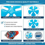 Reusable Cooling Gel Ice Packs, Cold Therapy Inserts For Hard Hats & Sun Hats, Cooling Relief For Construction Workers, Outdoor Activities, Daily Use, Heat Prevention, multi use for summer, perfect gift idea