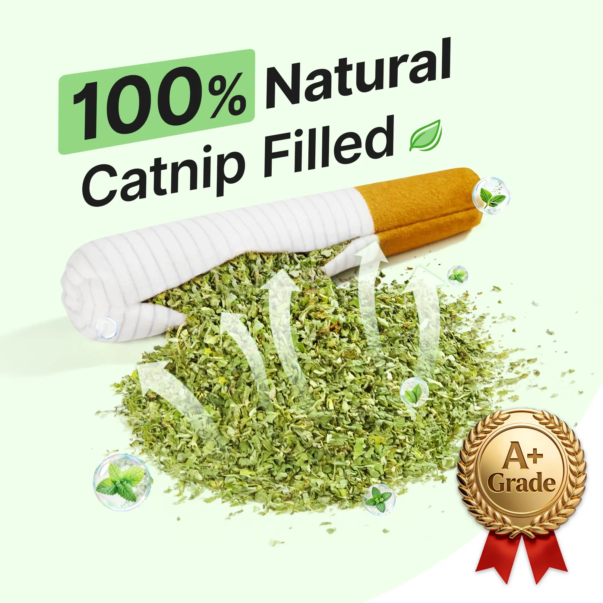 Potaroma Catnip Toys with 15,000mg A+ Premium Natural Catnip – Baby-Grade Interactive Chew & Kicker Toys for Indoor Cats & Kittens, Boredom & Stress Relief #SummerVibes #petlovers