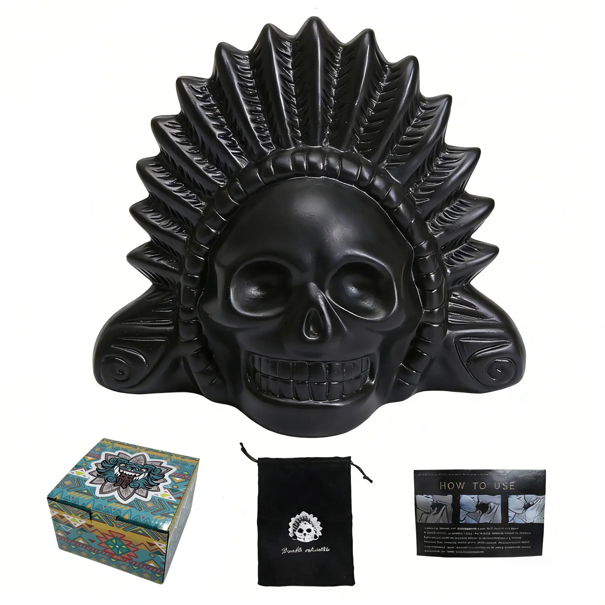 Screaming Aztec Death Whistle by Parsin, Handmade Unique & Loudest Authentic Human Sounding Whistle, Natural Pottery Whistle with Storage Bag, Suitable for Fun Activities & Pranks