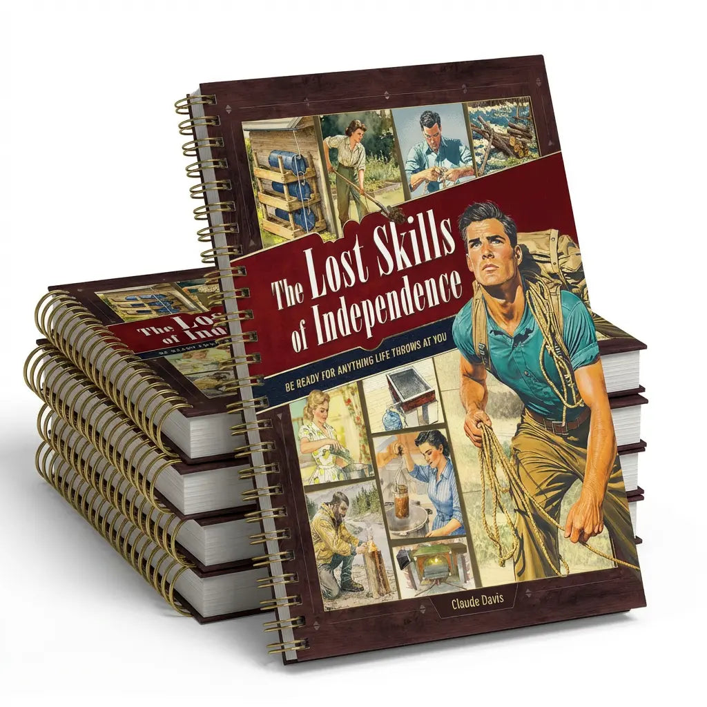 The Lost Skills of Independence Book | 200 Life-Saving Skills for Home Projects, Survival, Emergencies, Food Preservation, Herbal Remedies, Mindset, and More