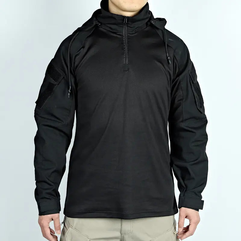Men's Quick Dry Breathable Camo Long Sleeve Shirt for Hiking