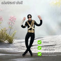 Michael Jackson Plush Prop Doll - Abstract Multi-Jointed Collectible Figure