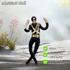Michael Jackson Plush Prop Doll - Abstract Multi-Jointed Collectible Figure