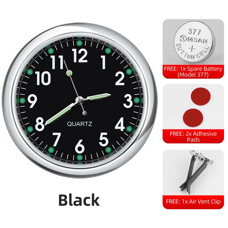 Universal Digital Clock for Car Interior Dashboard