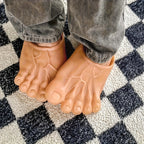 Funny Prank Shoes with Realistic Toenails | Oversized Gag Gift for Costume Parties
