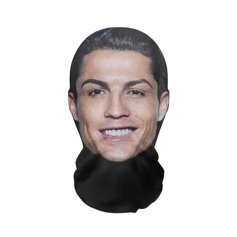 Funny Prank Printed Full Face Mesh Mask for Cosplay & Hip-Hop
