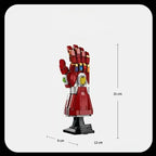 2026 New Creative Brick Model Building Blocks, Gold Infinite Nano Glove Toy Model Decorative Item, Christmas Gift, Model Building Kits