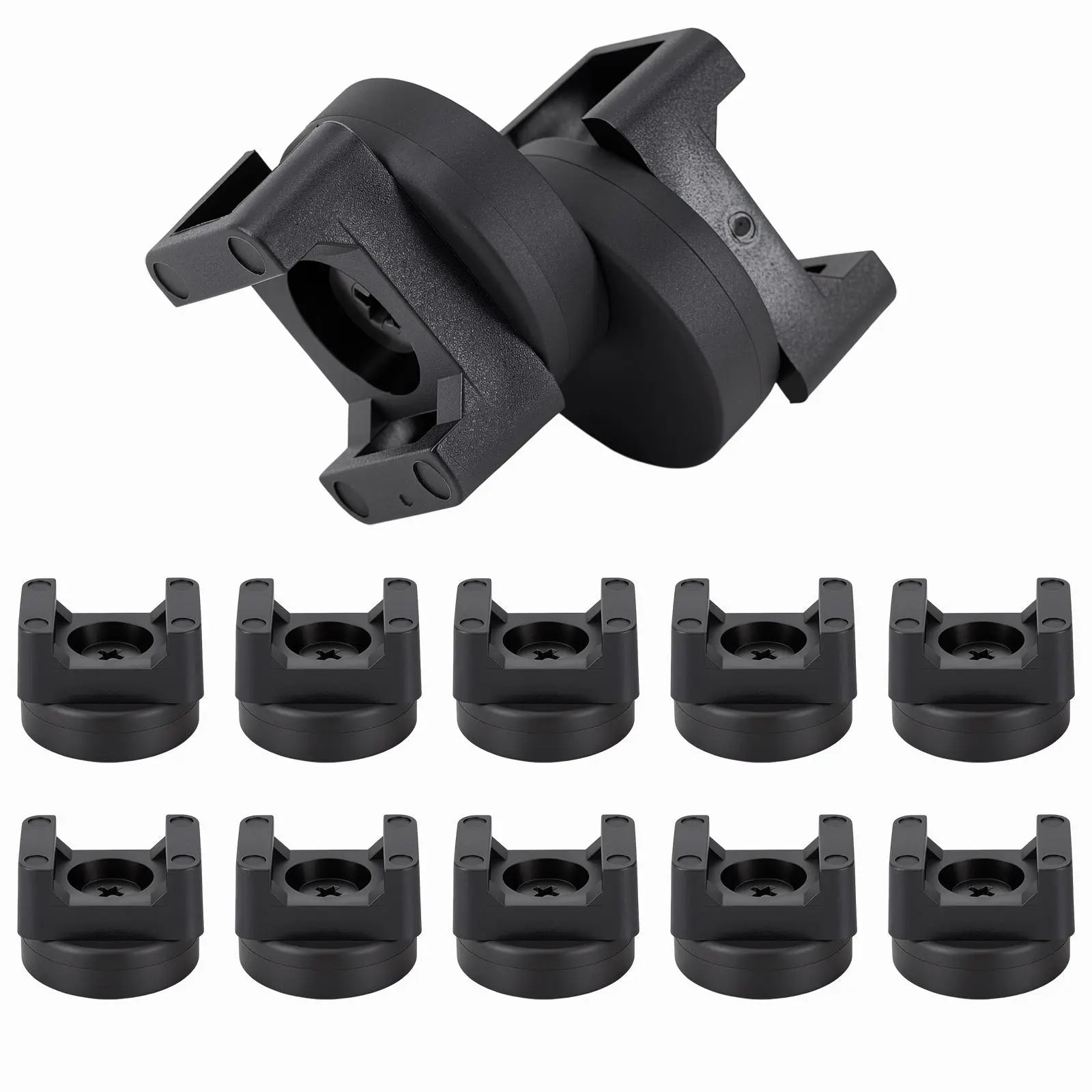 GJAHSH Heavy-Duty Magnetic Cable Tie Mounts, 22mm Magnetic Zip Tie Mount Bases, 22lbs Strong Magnetic Wire Holders and Cable Organizers for Home, Office, Marine, and Electrical Wire Management