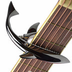 Zinc Alloy Guitar Capo Shark Capo for Acoustic and Electric Guitar with Good Hand Feeling, No Fret Buzz and Durable,Gift for Musicians