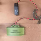 Classic Military Theme Plastic Door Sign, Wired Doorbell Cover Prank, Home Decor, Easy Installation, Ideal Gift