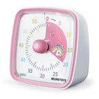 Yunbaoit VT03-Blue Rainbow 60-Minute Silent Visual Timer with Night Light, Bell & ABS Plastic Body - Kitchen Gadget, Utensil for Kids, Work, School Use