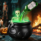 Magical Floating Potion Cauldron with Bubbling Diffuser for Halloween Decor