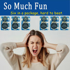 6 Piece Annoying Cricket Prank Noisemaker - Long Lasting Hidden Beeps, Office Boomers & April Fool's Day Gifts Halloween Gifts