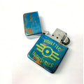 Fallout Themed Stainless Steel Lighter - Sheller Tech (No Fuel Included, Perfect Holiday Gift for Him)